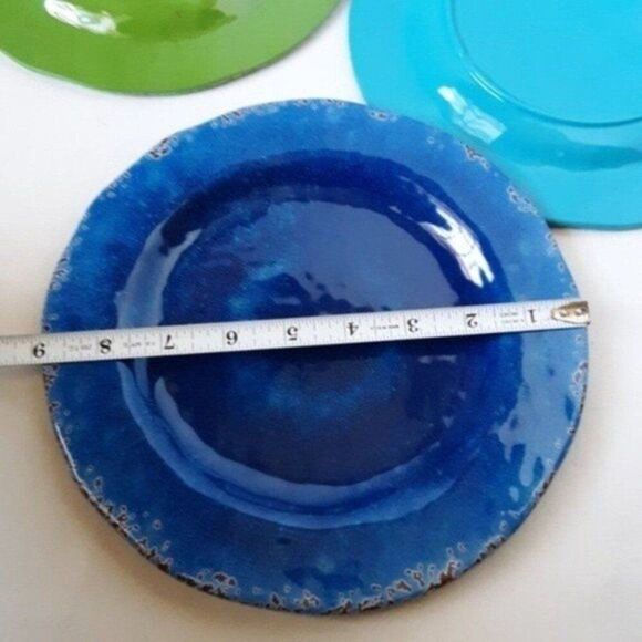 Pier 1 Carmelo Melamine Plate 9in each (3pcs) - Picture 5 of 12